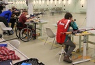 Kilpailussa oli mukana paralympiaryhmän ampujat. Suorituksissaan Matias Oksanen oik., Sampo Jokinen ja Juho Ovaska. Huoltajana toimi Heikki Rainio.