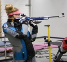 Armi Häkkinen 50m kiväärin 3x20 ls pystyasenossa.