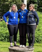 50m pistoolin mitalittaret
(Kuva:Jan Lindström)