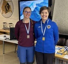 25m pistoolin mestaritar Elina Silver (oik.).