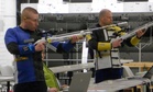 Sekajuoksujen mestaruus ratkesi vasta pudotuskilpailussa, vas Tomi-Pekka Heikkilä ja Vesa Saviahde.